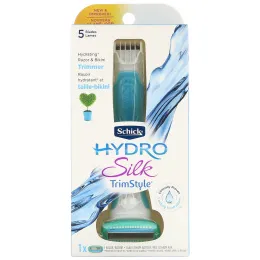Schick, Hydro Silk, TrimStyle, 1 бритва
