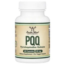 Double Wood Supplements, PQQ, 20 мг, 60 капсул