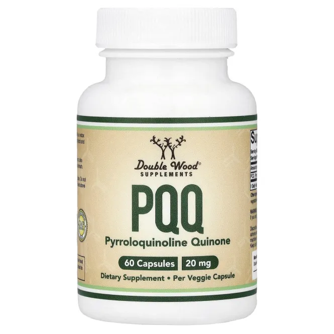 Double Wood Supplements, PQQ, 20 мг, 60 капсул