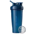 Blender Bottle, Блендерная бутылка, классическая с петлей, темно-синяя, 28 унций