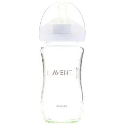 Philips Avent, Стеклянная бутылочка, для малышей от 1 месяца, 1 шт, 8 унц. (240 мл)