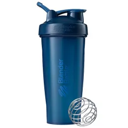 Blender Bottle, Блендерная бутылка, классическая с петлей, темно-синяя, 28 унций
