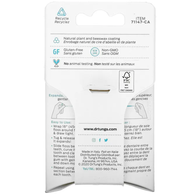 Dr. Tung's, Smart Floss, 30 yd (27 m)