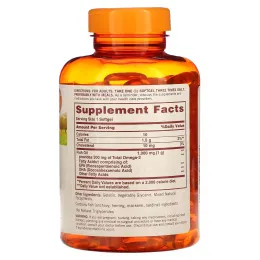 Sundown Naturals, Рыбий жир, 1000 мг, 200 капсул