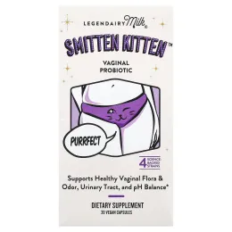 Legendairy Milk, Вагинальный пробиотик Smitten Kitten ™, 30 веганских капсул