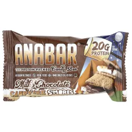 The Anabar, The Protein-Packed Candy Bar, Campfire S'Mores, молочный шоколад, 12 батончиков, 65 г (2,29 унции)