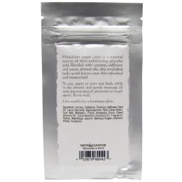 Smith & Vandiver, Спааа….х, очищающий скраб для тела, сахарный тростник и гликолевая кислота, 0,75 унции (22 г)