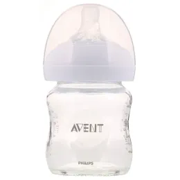 Philips Avent, Natural Glass Bottle, 0 + Months, 1 Bottle, 4 oz (120 ml)