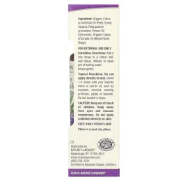 Nature's Answer, органическая смесь эфирных масел, на 100% чистые герань и шалфей, 15 мл (0,5 жидк. унции)