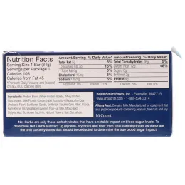 HealthSmart Foods, Inc., "ChocoRite", белковые батончики со вкусом помадок с тройным шоколадом, 16 батончиков по 1,2 унции (34 г)