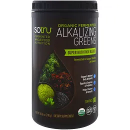 SoTru, Органическая ферментированная зелень, 8,46 унц. (240 г)