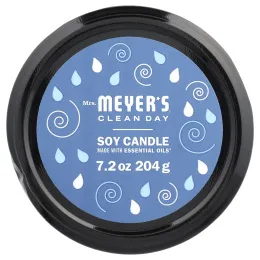 Mrs. Meyers Clean Day, ароматическая соевая свеча, дождевая вода, 204 г (7,2 унции)