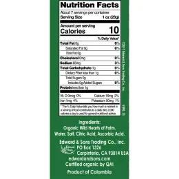 Native Forest, Edward & Sons, Native Forest, Organic Hearts of Palm, 14 oz (400 g)