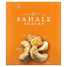 Sahale Snacks, Глазированная смесь, мандарин, ваниль, кешью и макадамия, 9 пакетиков, 42,5 г (1,5 унции) каждый