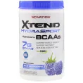 Scivation, Xtend HydraSport, увлажнение + аминокислоты с разветвлённой цепью, голубая малина, 12,2 унц. (345 г)