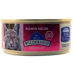 The Blue Buffalo Co., Blue Wilderness Влажный корм для кошек, для взрослых кошек Рецепт лосося 5,5 унции