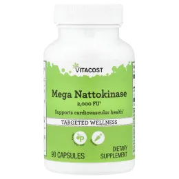 Vitacost, Mega Nattokinase, 20 mg (2,000 FU), 90 Capsules