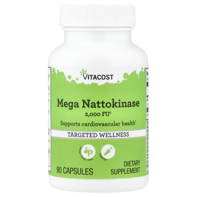 Vitacost, Mega Nattokinase, 20 mg (2,000 FU), 90 Capsules
