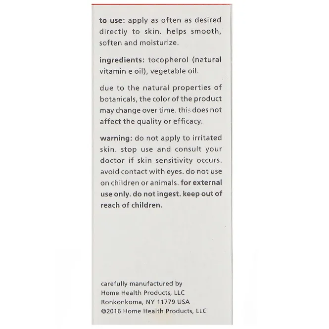 Home Health, Натуральный витамин Е, 0,5 жидких унции (14 мл)