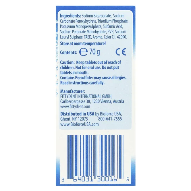 Secure Denture, Очищающие таблетки, 32 таблетки