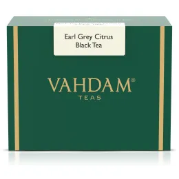 Vahdam Teas, Earl Grey, черный чай, цитрусовый, 454 г (16 унций)