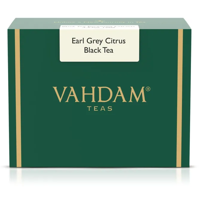 Vahdam Teas, Earl Grey, черный чай, цитрусовый, 454 г (16 унций)