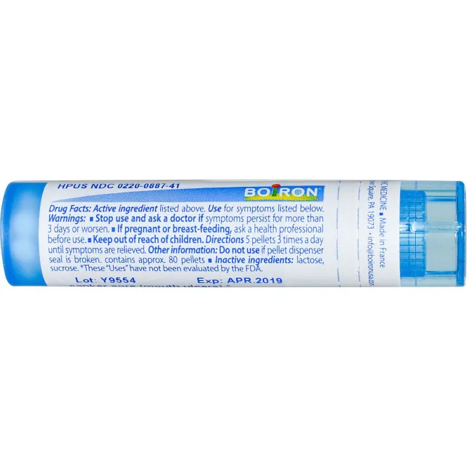 Boiron, Single Remedies, Тетраборат натрия, 6 C, прибл. 80 гранул