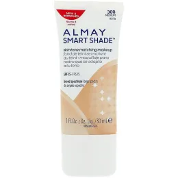 Almay, Smart Shade, Средство для макияжа, соответствующее тону кожи, SPF 15, 300 средний, 1 ж. унц.(30 мл)