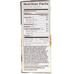 Nature's Bakery, Органический мед и овес, мягкий выпеченный батончик, клубника, 6 двойных упаковок, по 1,3 унц. каждый