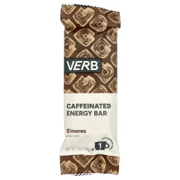 Verb Energy, Caffeinated Energy Bars, S'mores, 16 Bars, 0.92 oz (26 g) Each