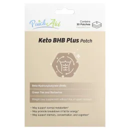PatchAid, Keto BHB Plus, патч, 30 патчей