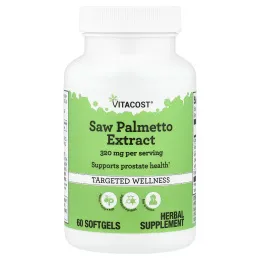Vitacost, экстракт серенои, 60 капсул
