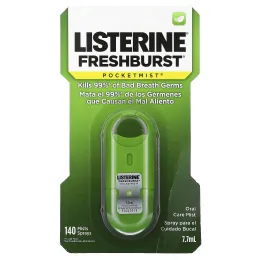 Listerine, Карманный спрей, Freshburst, 140 спреев, 7,7 мл