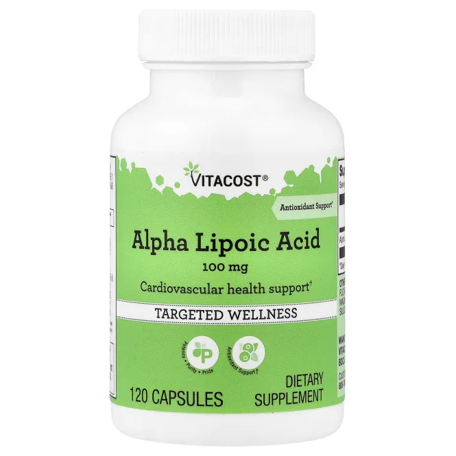 Vitacost, Alpha Lipoic Acid, 100 mg, 120 Capsules