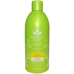 Nature's Gate, Восстанавливающий кондиционер, жожоба + лотос, 18 жидких унций (532 мл)