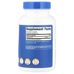 Nutricost, D-аспарагиновая кислота, 120 капсул (750 мг на капсулу)