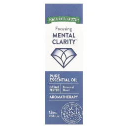 Nature's Truth, Чистое эфирное масло, Focusing Mental Clarity ™, 15 мл (0,51 жидк. унц.)