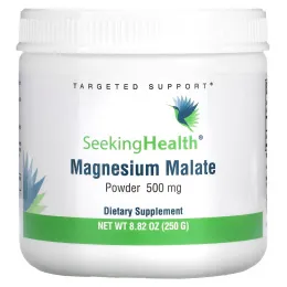 Seeking Health, Магний малат в порошке, 500 мг, 250 г (8,82 унции)