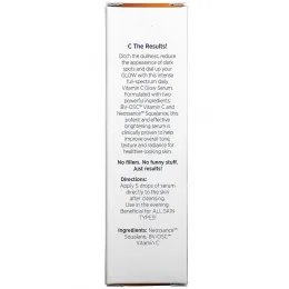 NXN, Nurture by Nature, C-Change, Светящаяся сыворотка с витамином С, 1 жидкая унция (30 мл)