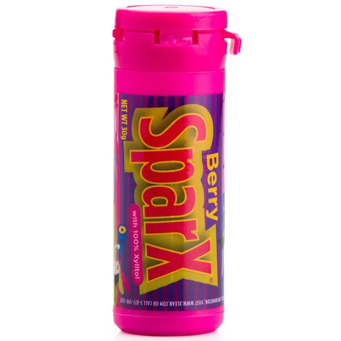 Xlear, Конфеты Sparx, со 100% ксилитом, ягодный вкус, 30 г