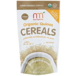 NurturMe, Каша с киноа органического происхождения, для младенцев , 3,7 унц. (104 г)