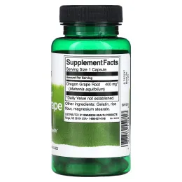 Swanson, Full Spectrum Oregon Grape, 400 мг, 60 капсул