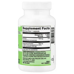 Vitacost, Resveratrol With Calcium, 120 Capsules