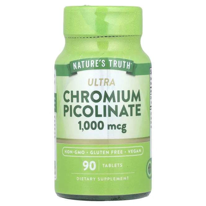 Nature's Truth, Ультрапиколинат хрома, 1000 мкг, 90 таблеток