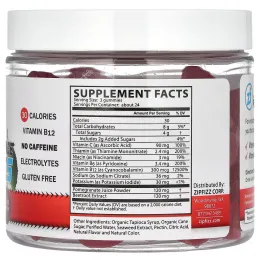 Zipfizz, Performance Gummies, жевательные таблетки для детей от 4 лет, со вкусом вишни, 72 жевательные таблетки