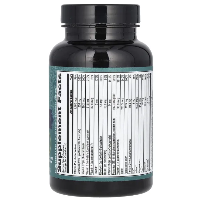 Ancient Nutrition, Ферментированный мультивитамин для мужчин, 60 капсул