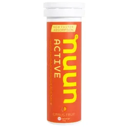 Nuun, Активные, натуральные таблетки для приготовления напитков, усиленные электролитом, цитрус, 10 таблеток