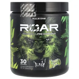 Rule One Proteins, Roar, Ferocious предтренировочный комплекс, со вкусом лимона и лайма, 270 г (9,52 унции)