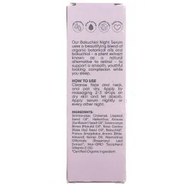 Sky Organics, Youth Boost, Ночная сыворотка Bakuchiol, 1 жидкая унция (30 мл)