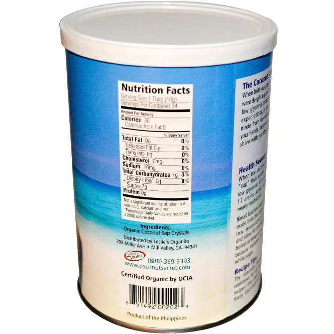 Coconut Secret, Кокосовые кристаллы, 12 унций (340 г)